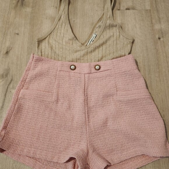 Shein Shorts (2) and Abercrombie & Fitch T top Bundle - Picture 1 of 6